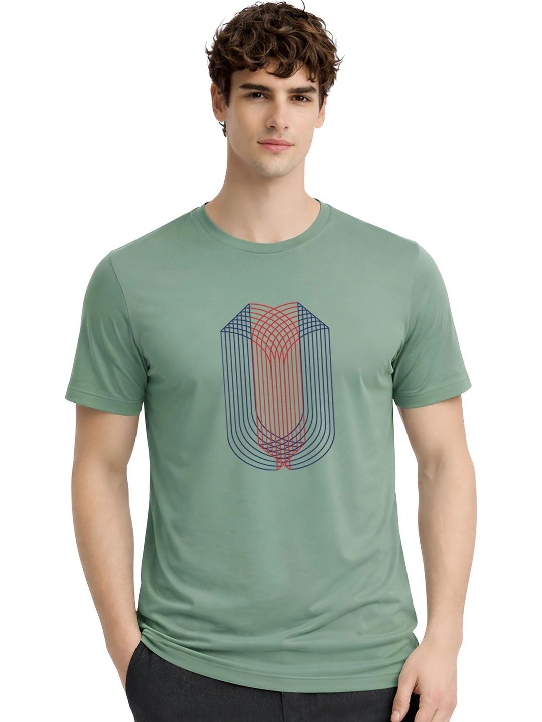 ADRO Men Printed T-shirt