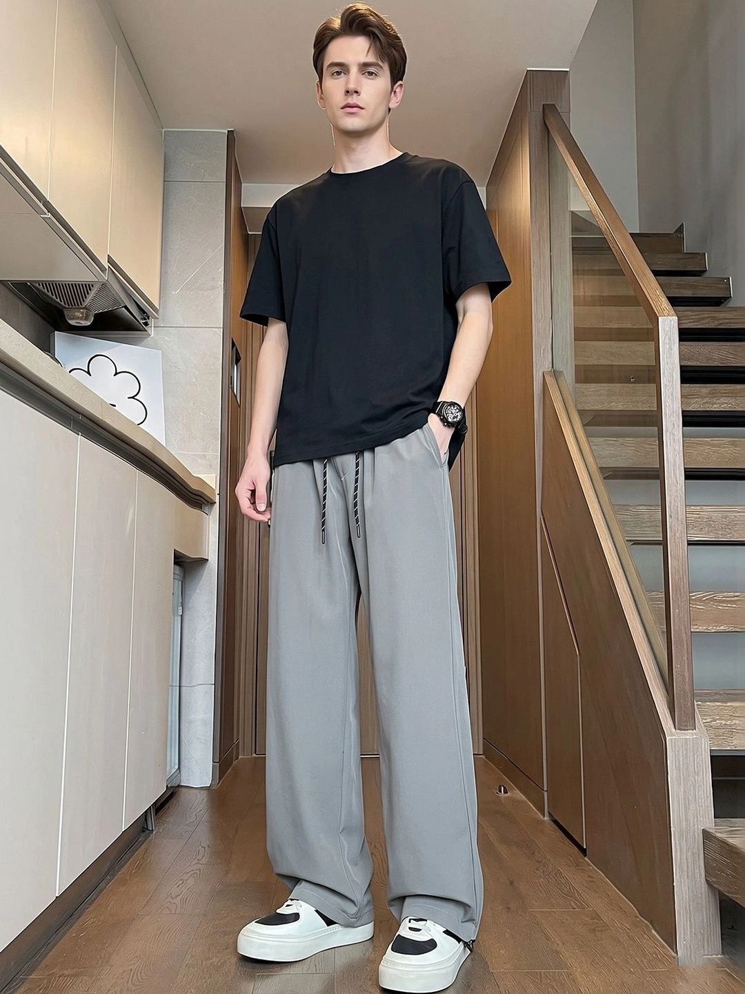 Suo Men Easy Wash Trousers