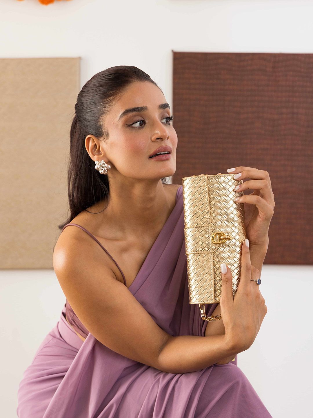 Women Textured Sling Bag THE GUSTO Women Textured Structured Fringed Sling Bag