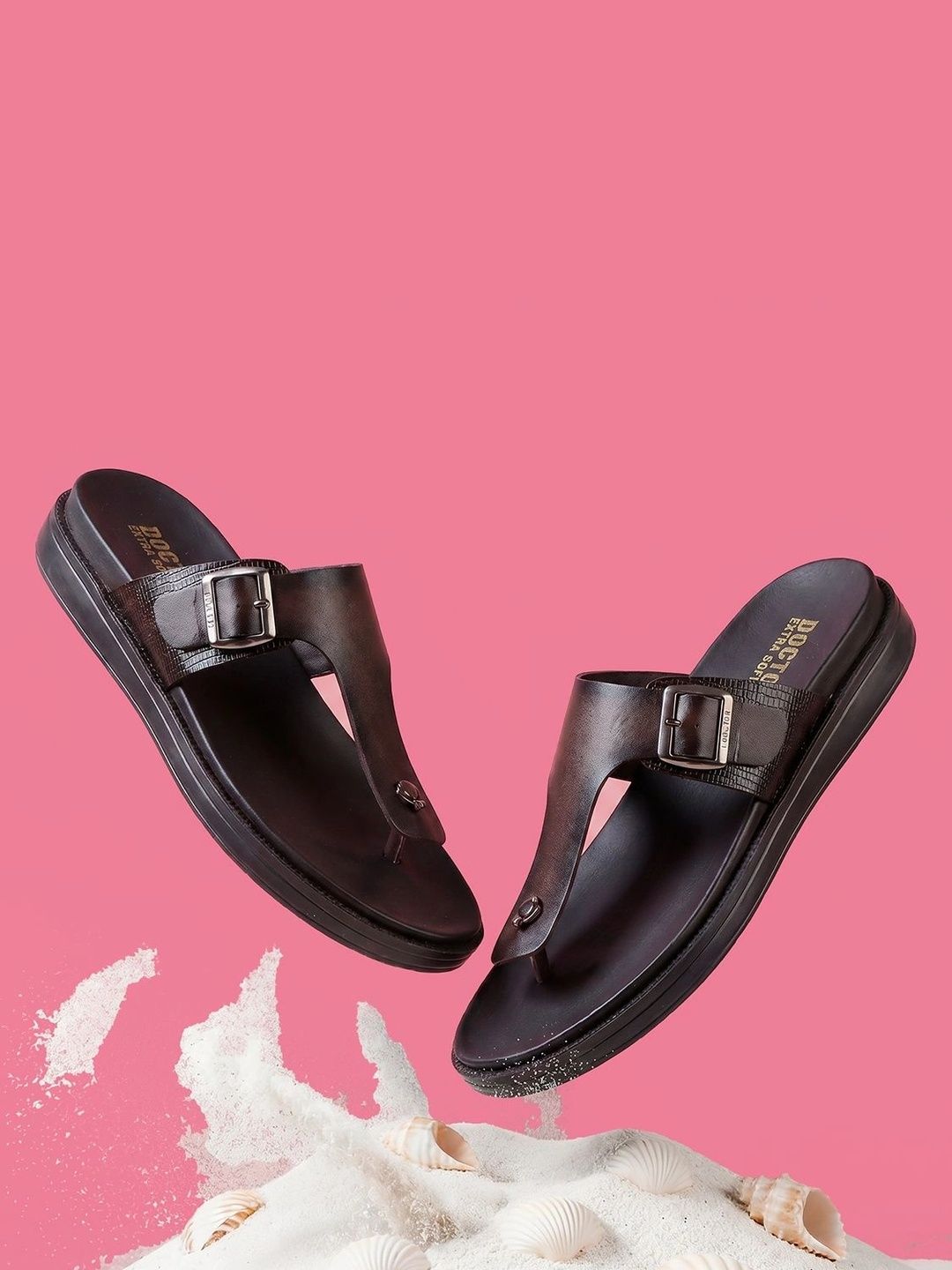 DOCTOR EXTRA SOFT Men Leather Comfort Sandals