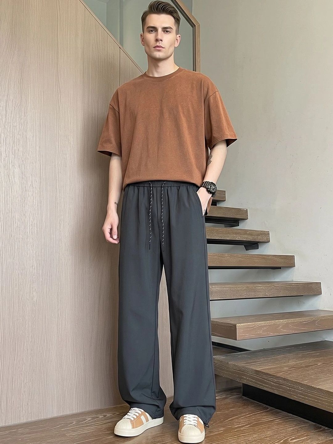 Suo Men Easy Wash Trousers