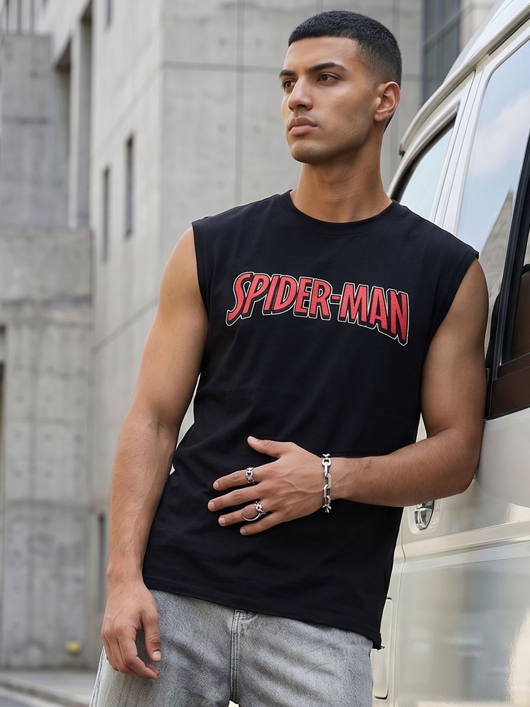 MARVEL STREET Men Typography Printed T-shirt