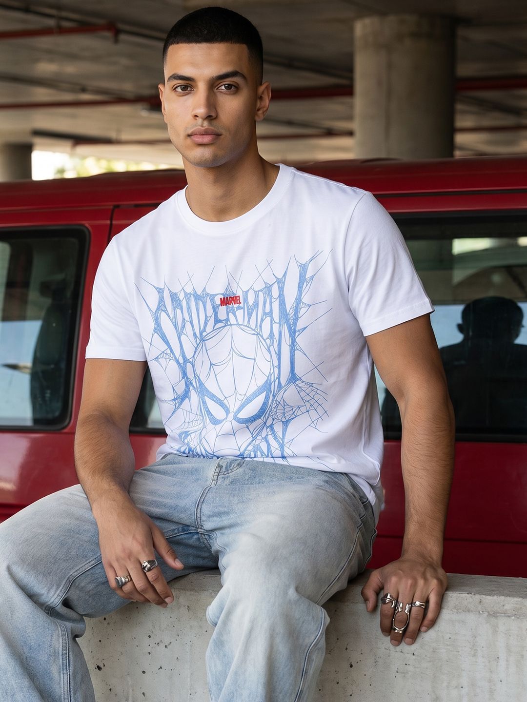 MARVEL STREET Men Printed T-shirt