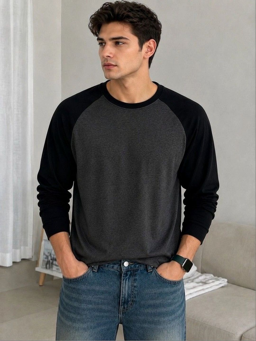 Netclick Men Colourblocked T-shirt