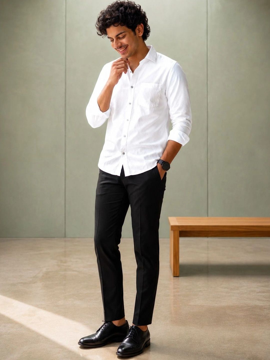 R.Code by The Roadster Life Co. Men Comfort Casual Shirt