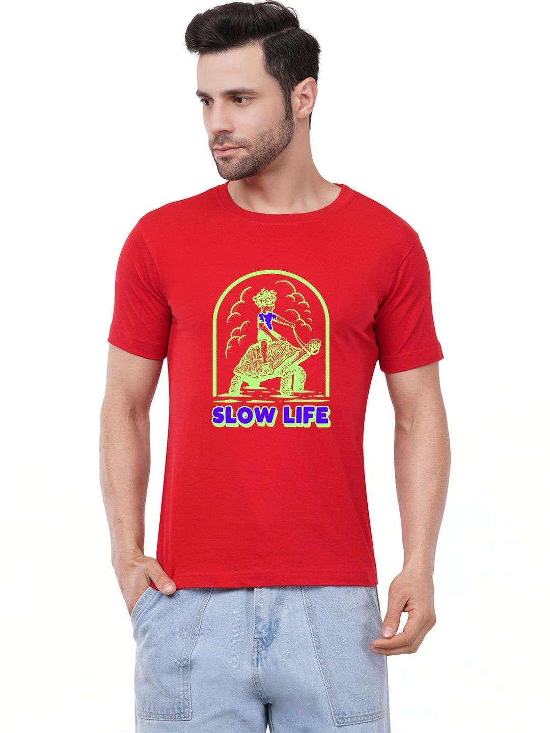 Aseria Men Printed T-shirt