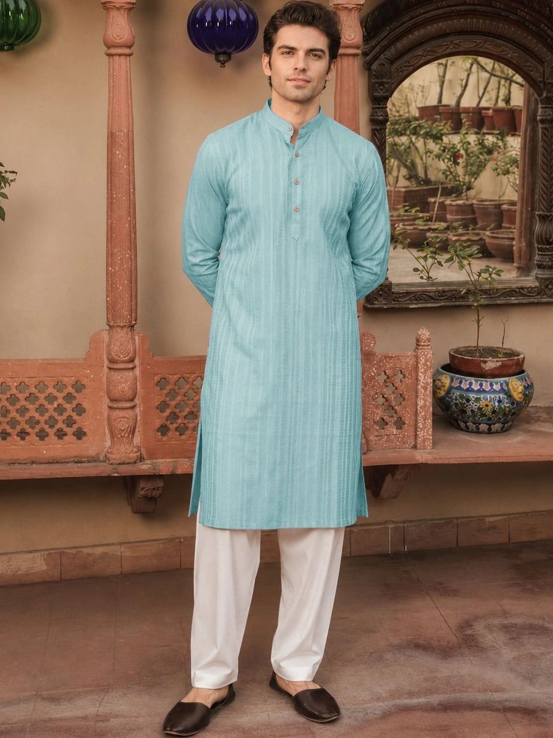 Anouk Men Embellished Kurta