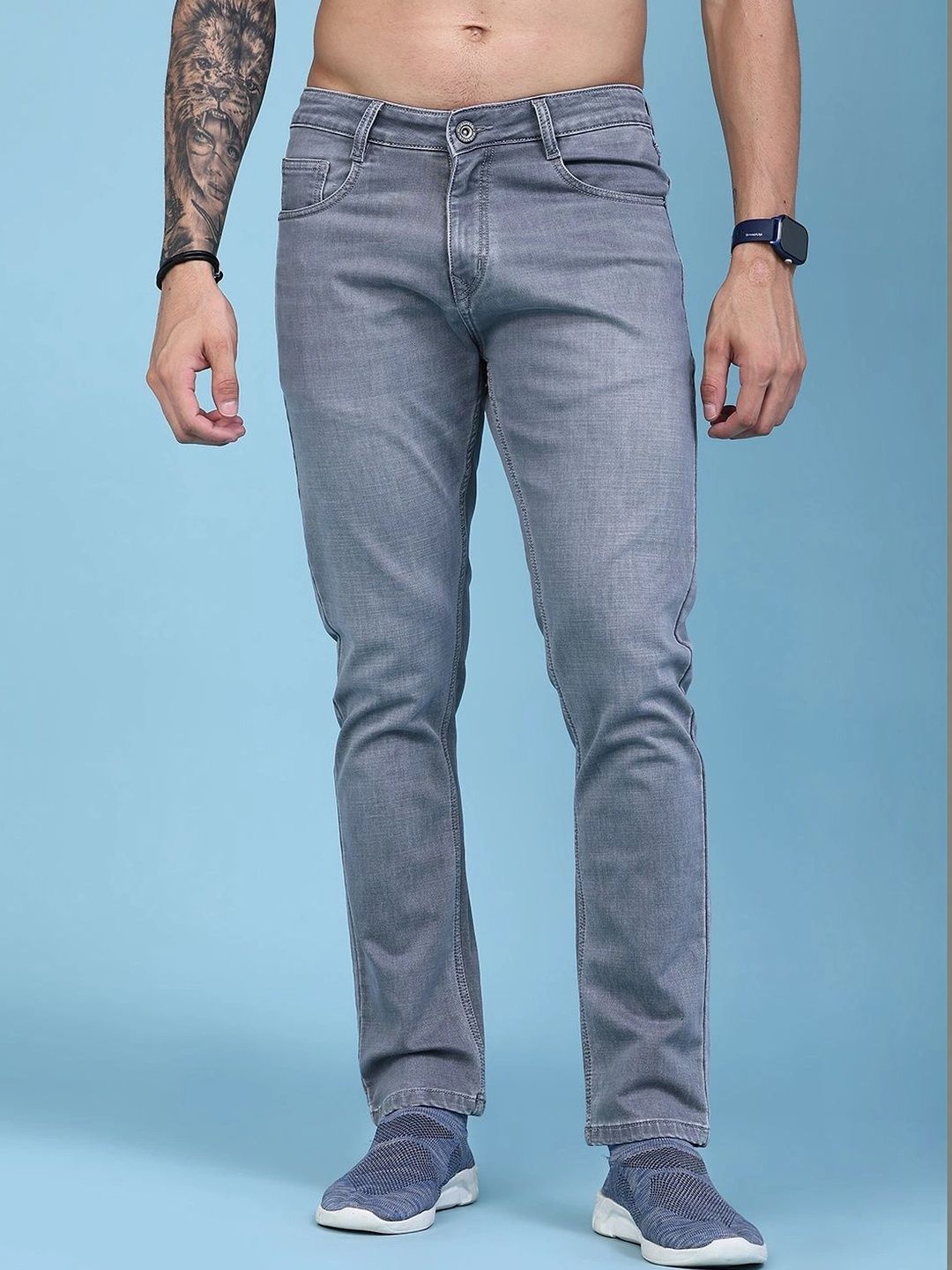 V-Mart Men Regular Fit Mid-Rise Jeans