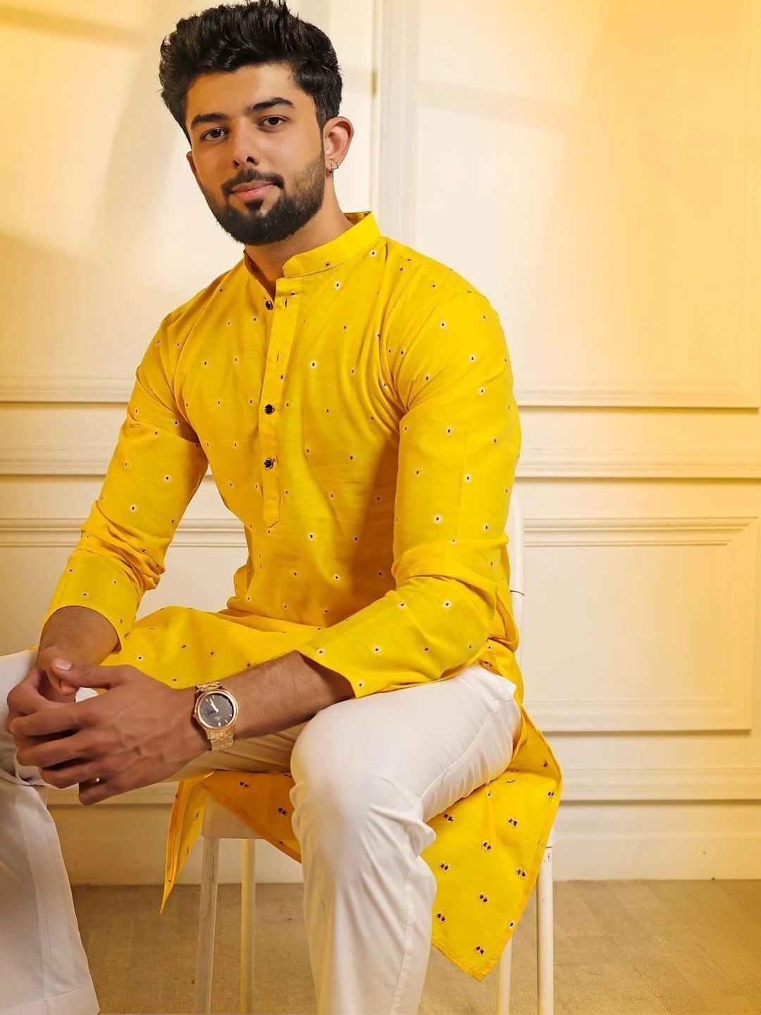 Koshin Men Grandeur & Majestic Artwork Kurta