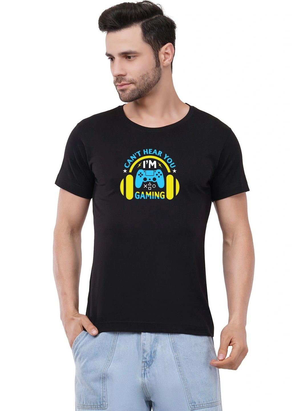 Aseria Men Typography Printed T-shirt