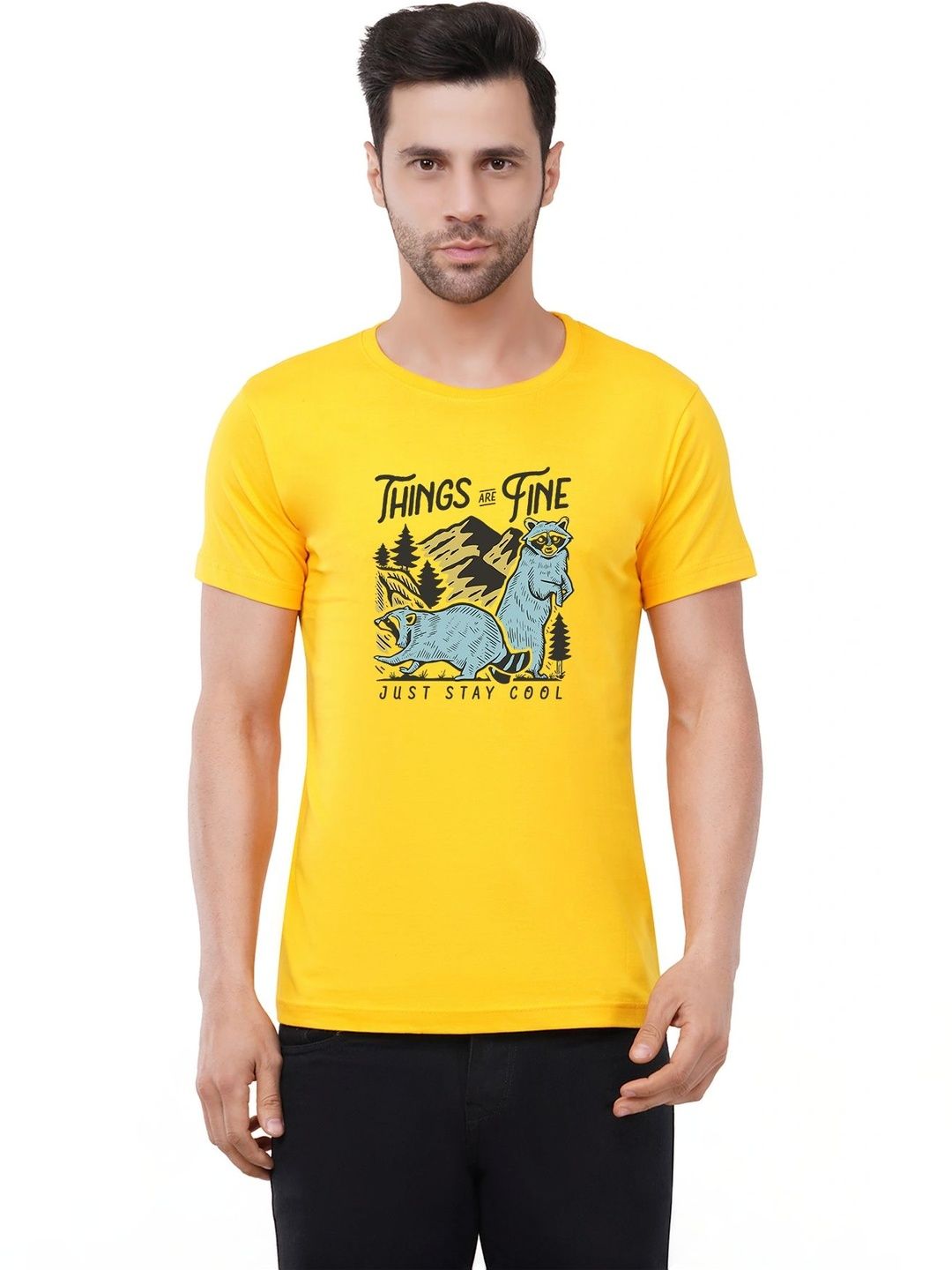 Aseria Men Printed T-shirt