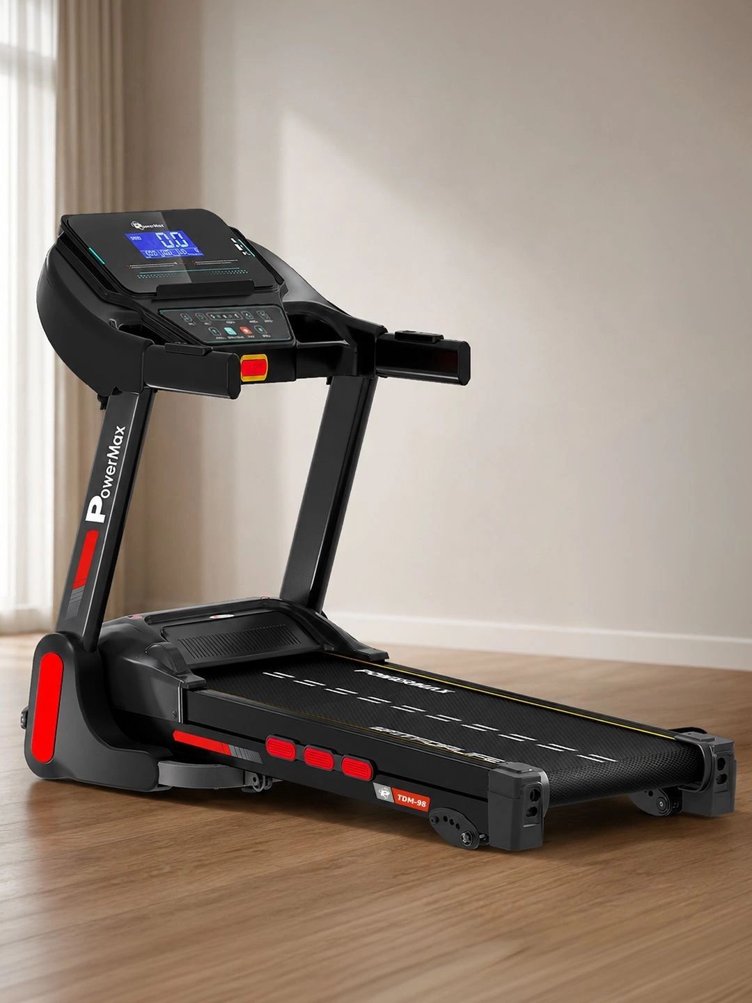 PowerMax Fitness PowerMax Fitness TDM-98 4HP Foldable Treadmill Shock Absorption Home Cardio