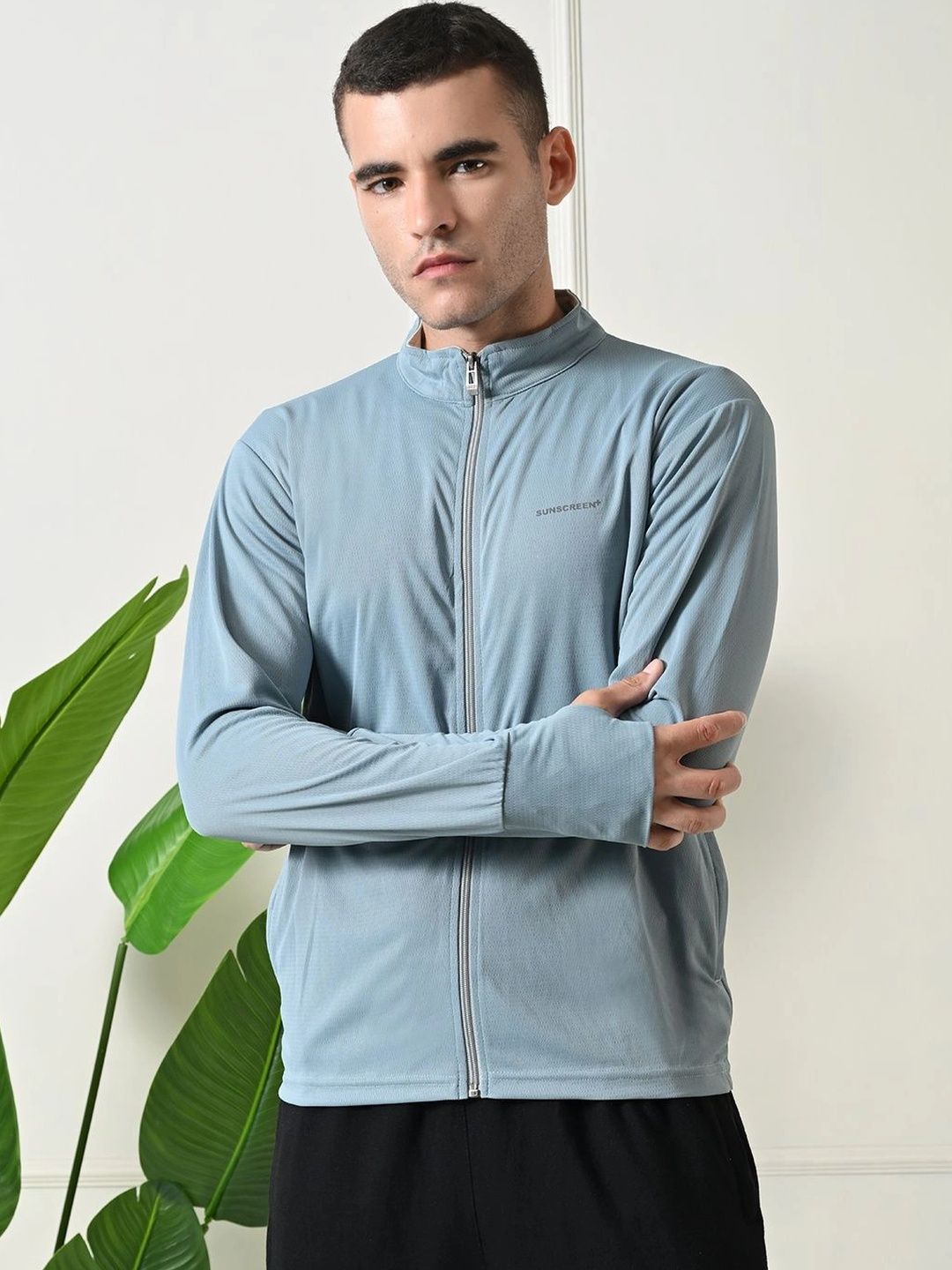 FITINC Men Lightweight Knitted Jacket