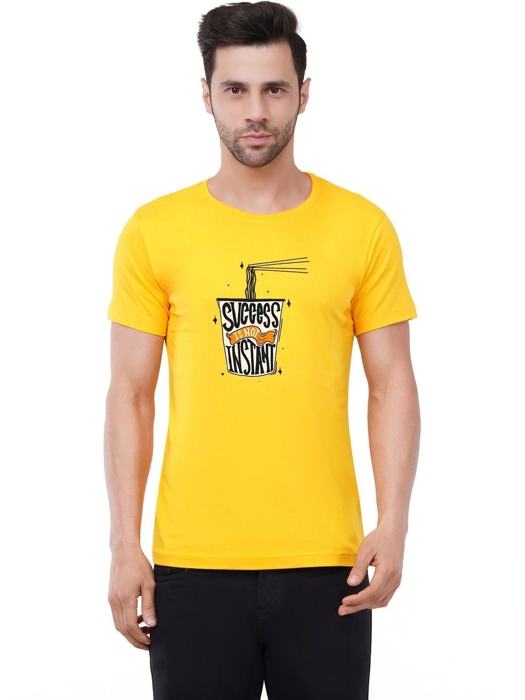 Aseria Men Typography Printed T-shirt