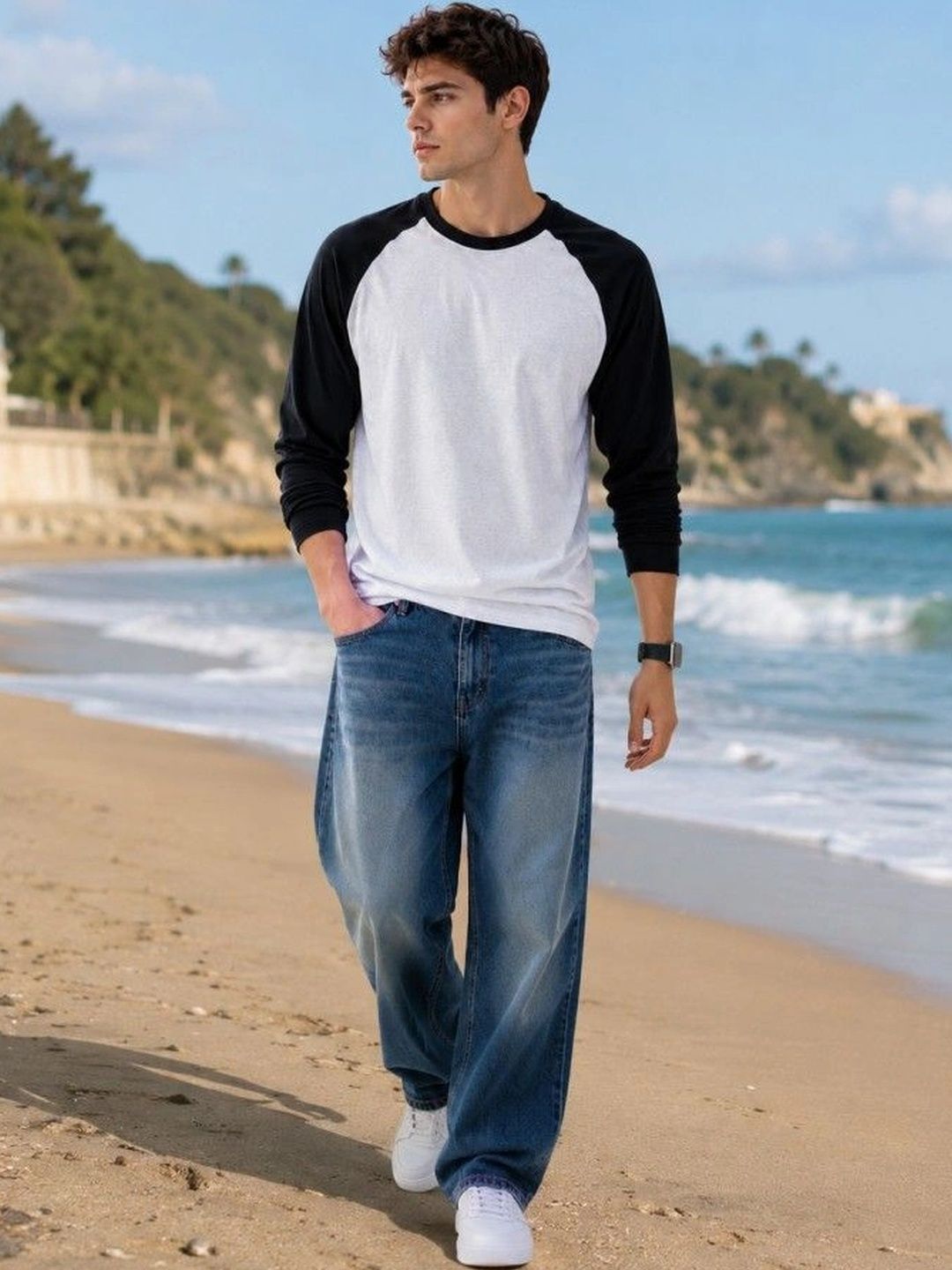 Netclick Men Colourblocked T-shirt