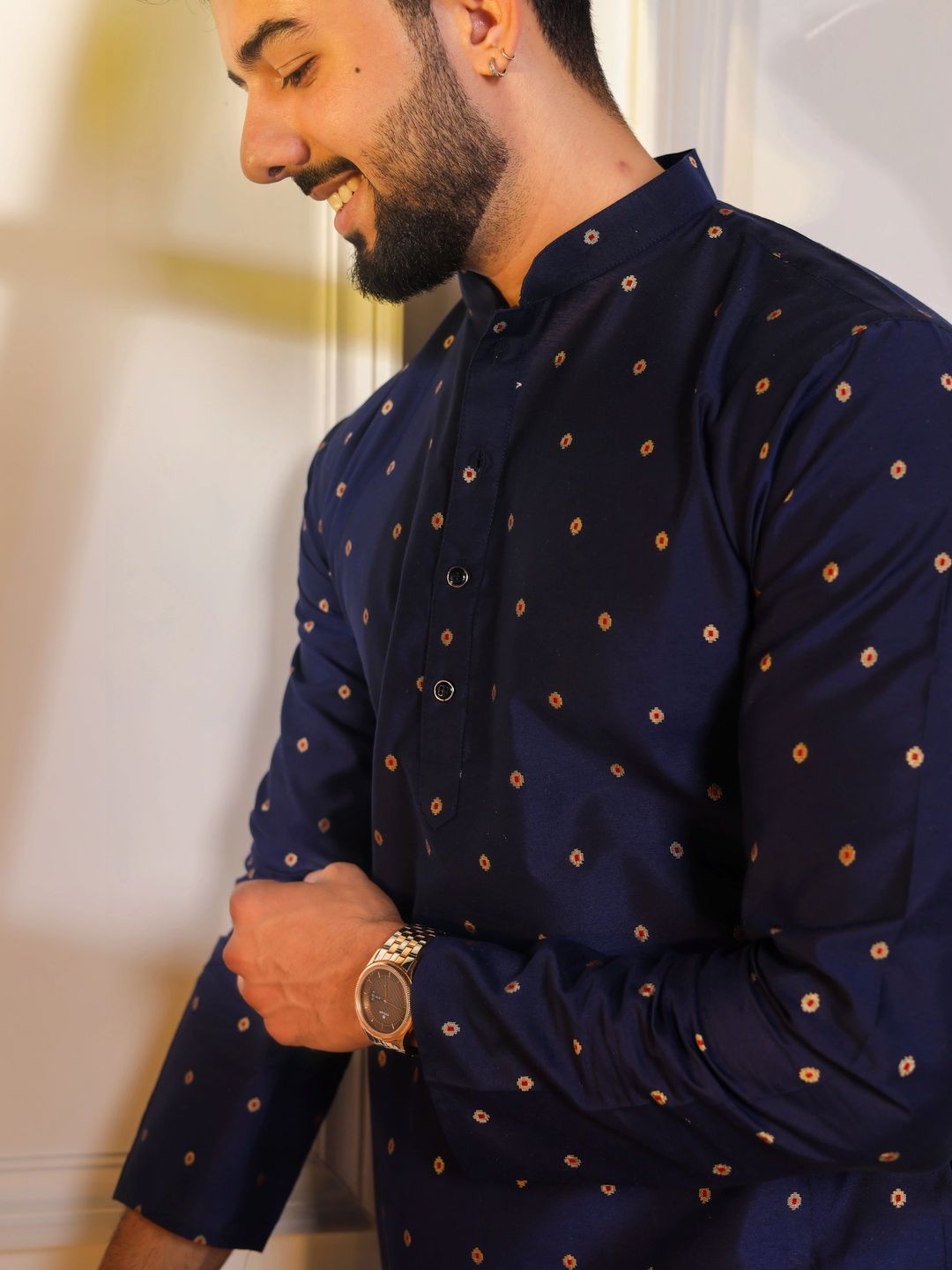 Koshin Men Grandeur & Majestic Artwork Kurta