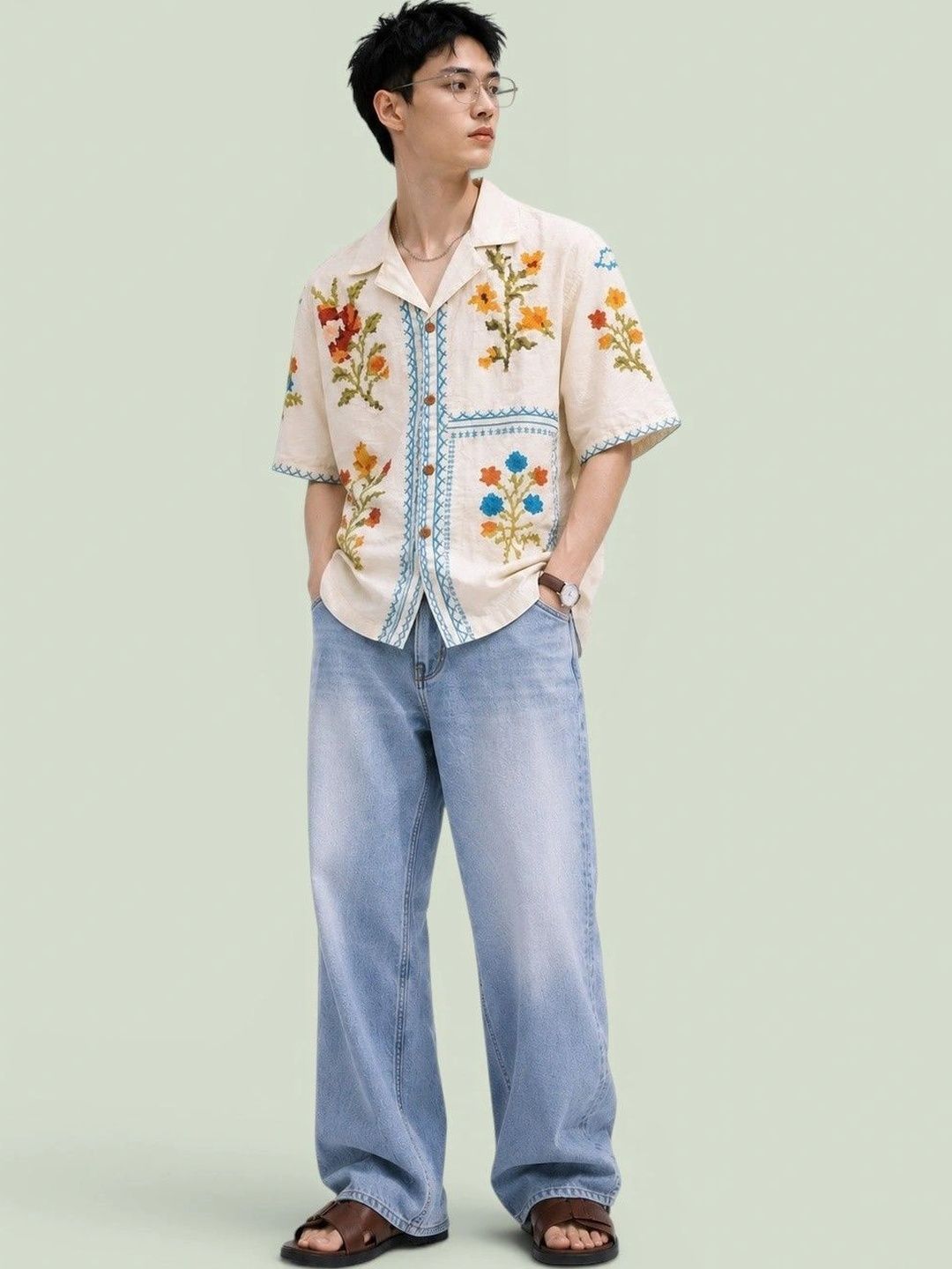 Kook N Keech Men Comfort Floral Printed Casual Shirt