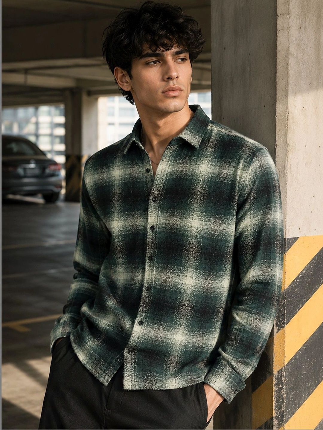 CAHOOT Men Standard Tartan Checks Checked Casual Shirt