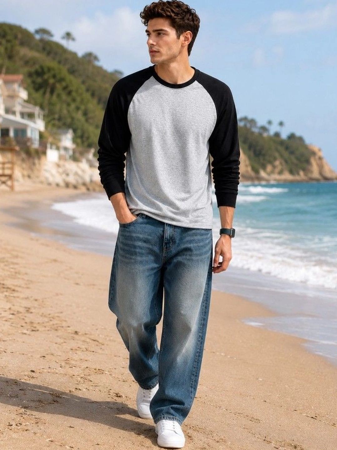 Netclick Men Colourblocked T-shirt