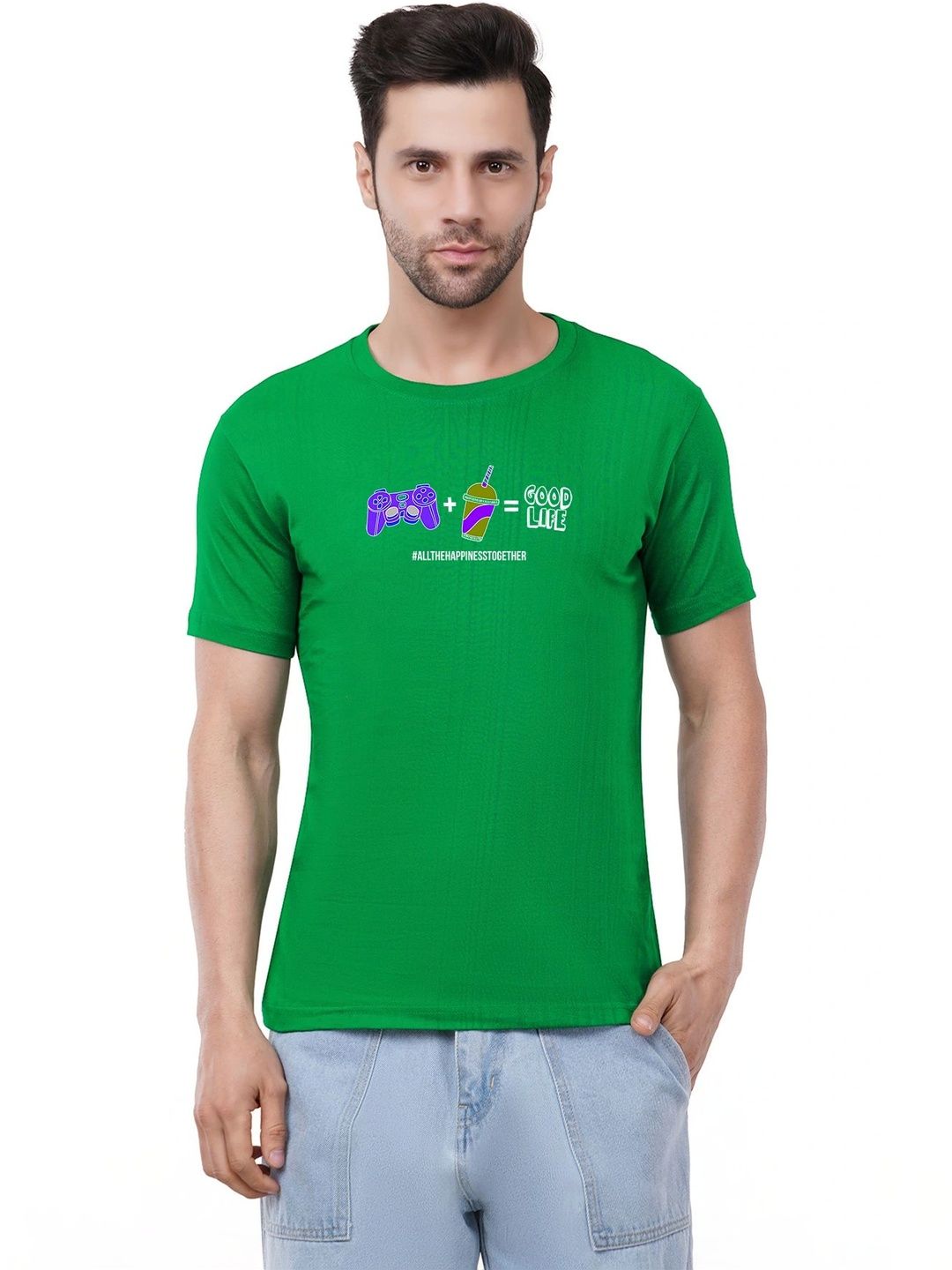Aseria Men Printed T-shirt
