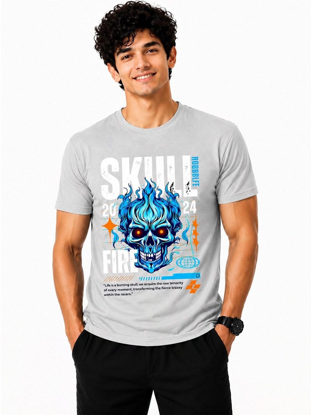 KAVYARA Men Printed T-shirt