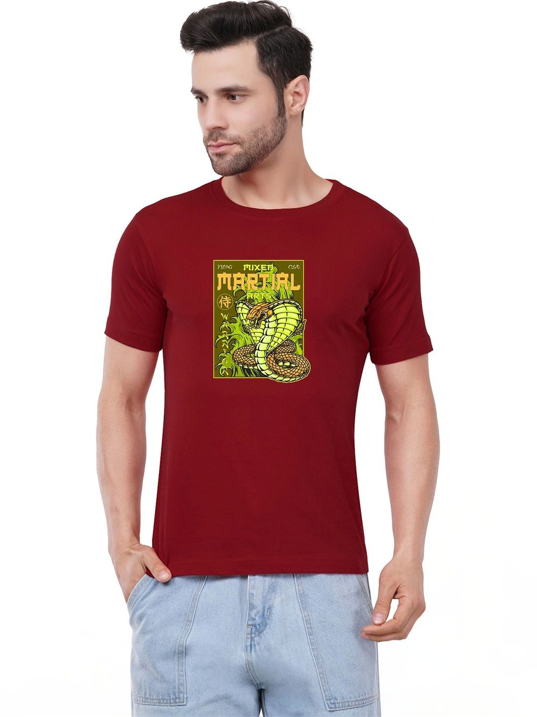 Aseria Men Printed T-shirt