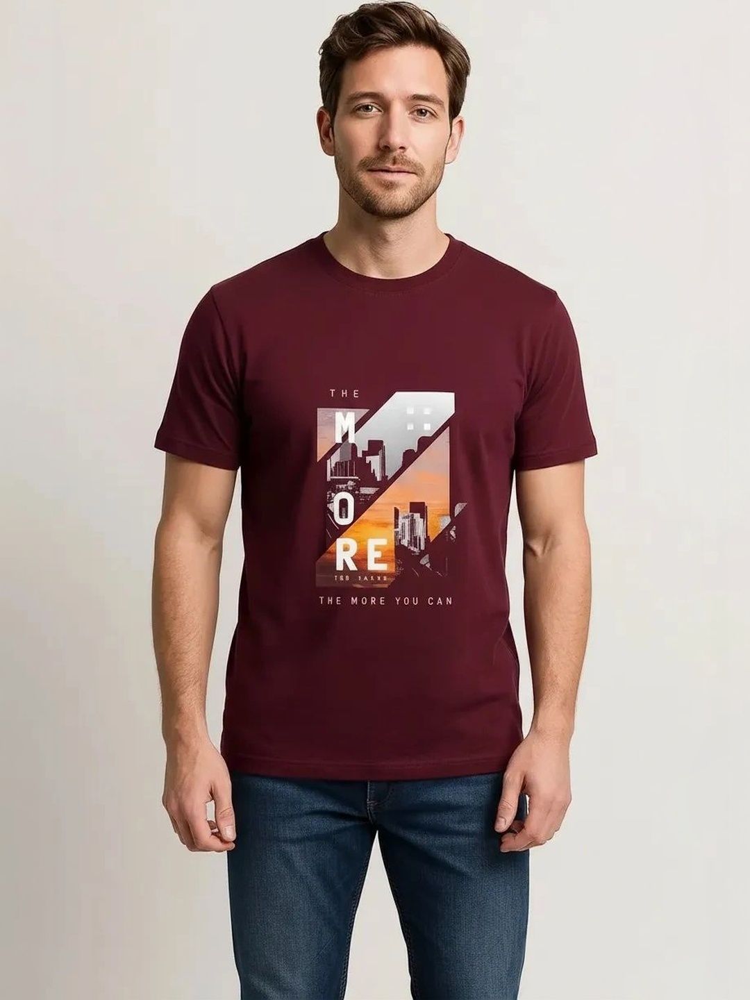 HERE&NOW Men Printed T-shirt