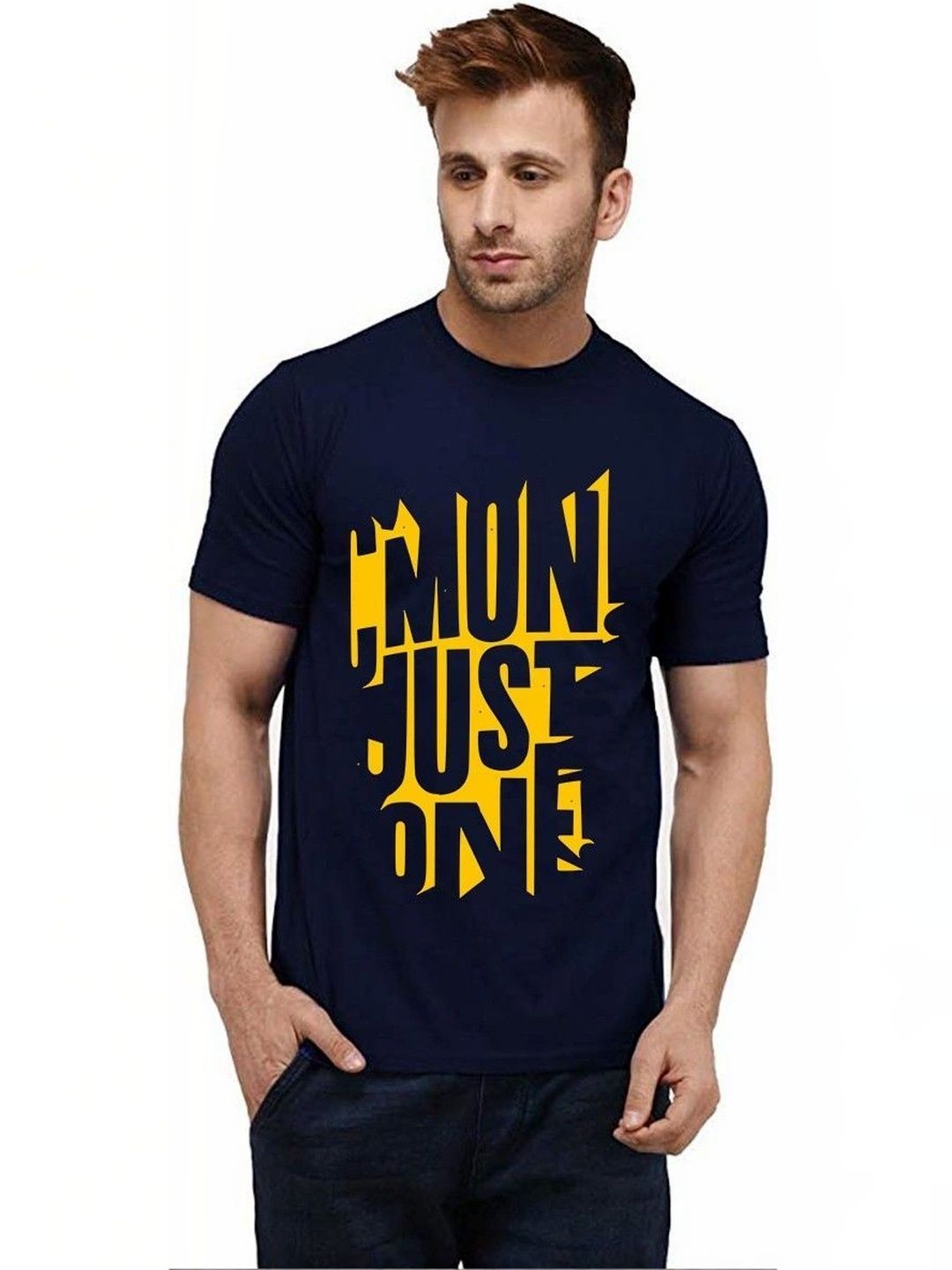 Caseria Men Typography Printed T-shirt
