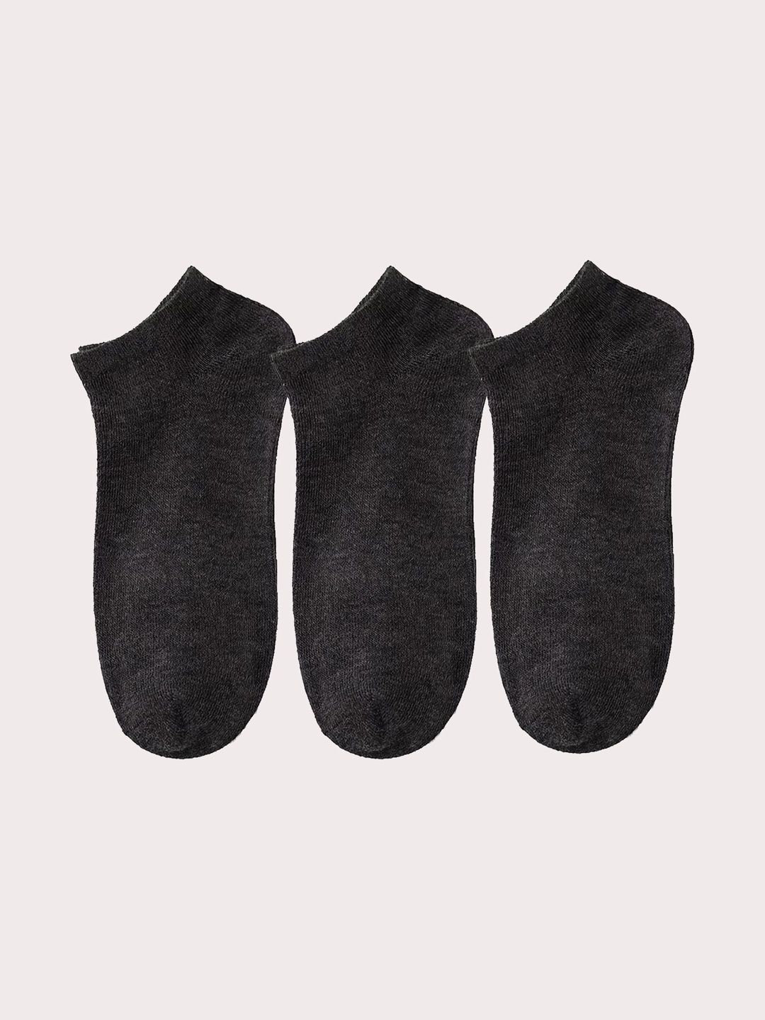 BEAR&BEYOND Men Pack of 3 Cotton Shoe Liners Socks