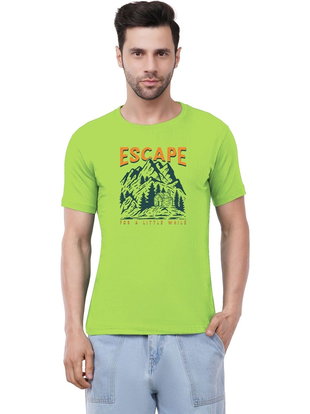 Caseria Men Typography Printed T-shirt