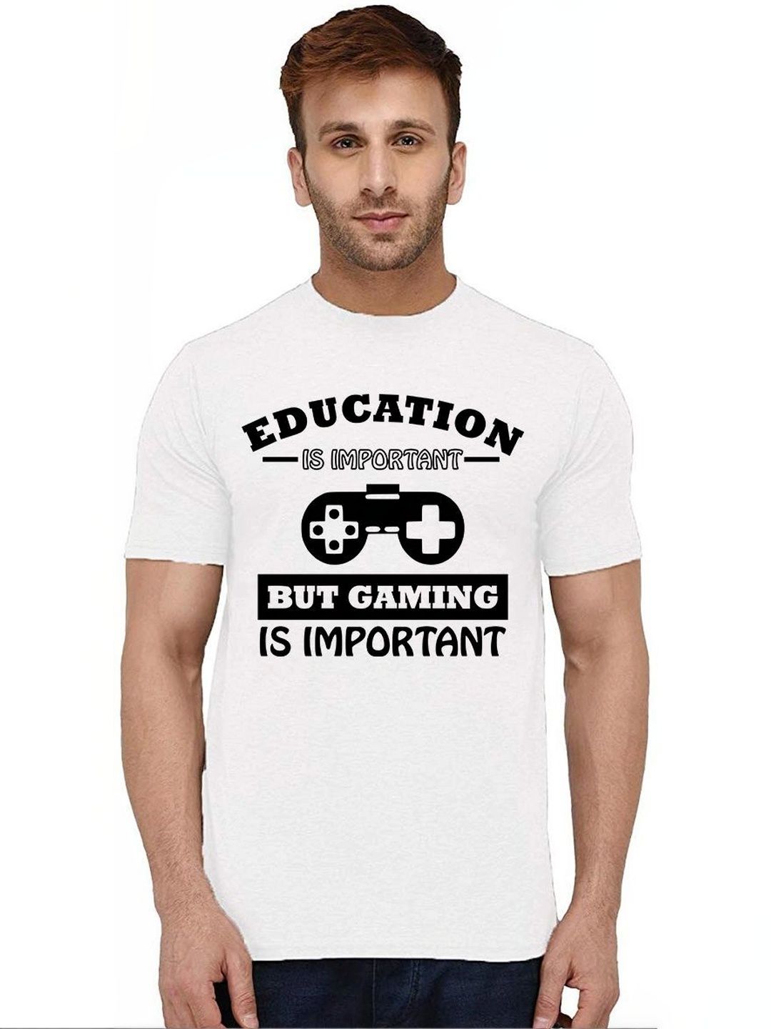 Caseria Men Typography Printed T-shirt