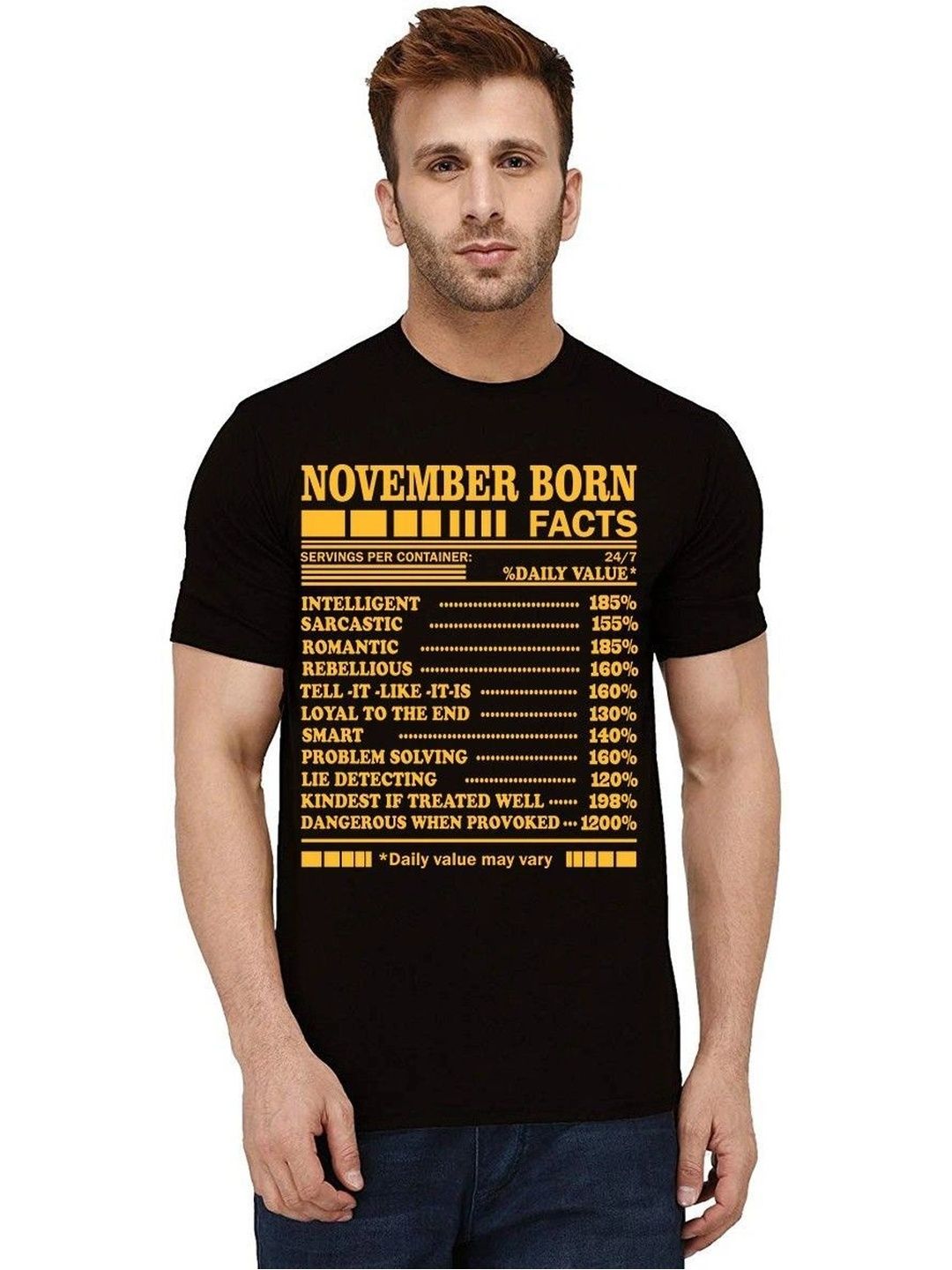 Caseria Men Typography Printed T-shirt