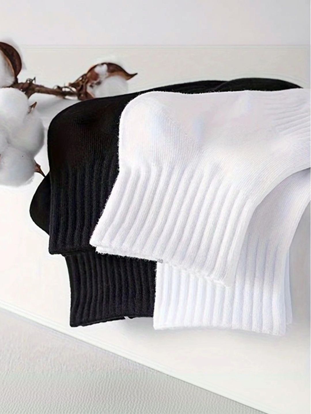 BEAR&BEYOND Men Pack of 4 Cotton Assorted Ankle Length Socks