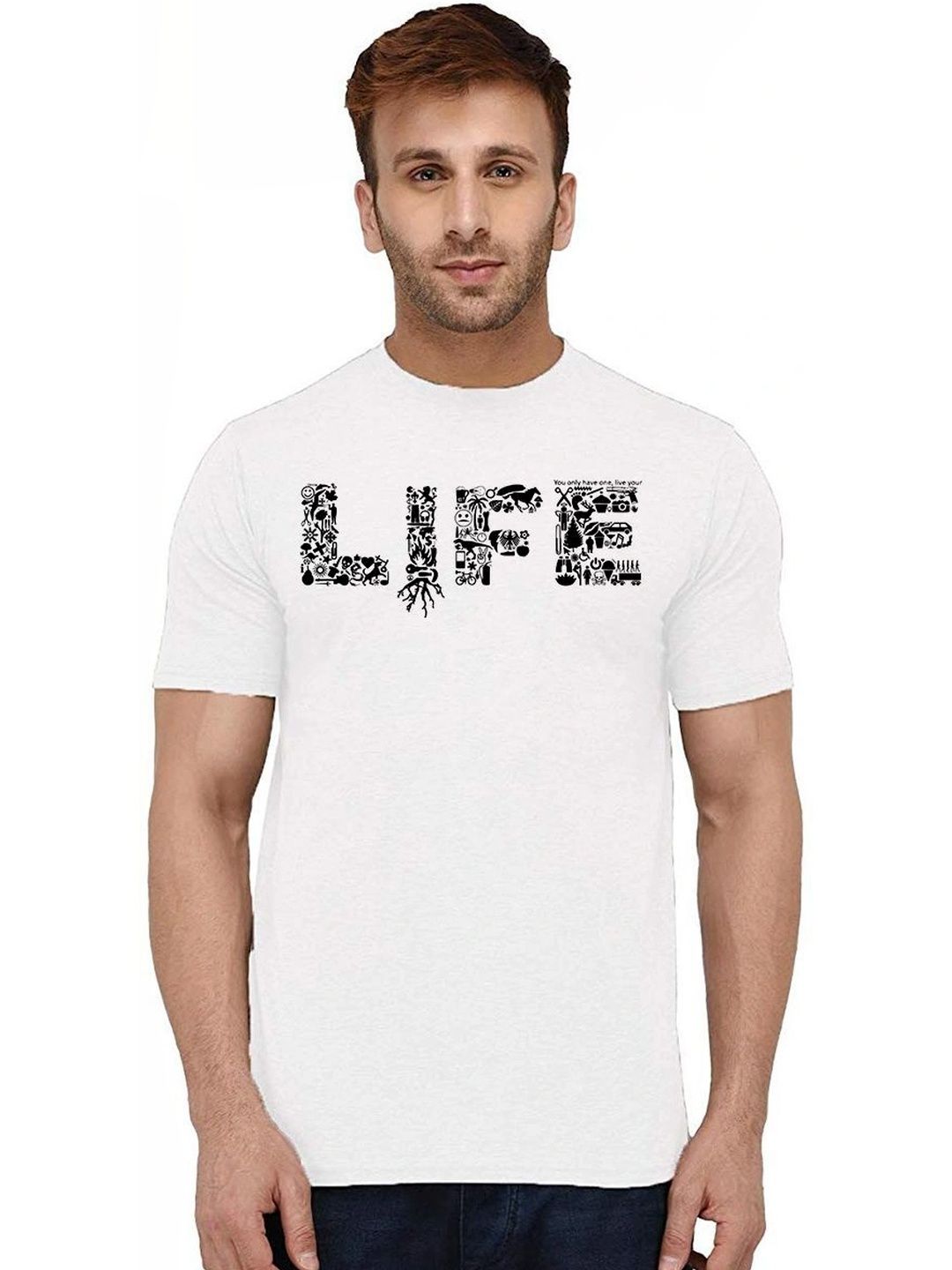 Caseria Men Printed T-shirt