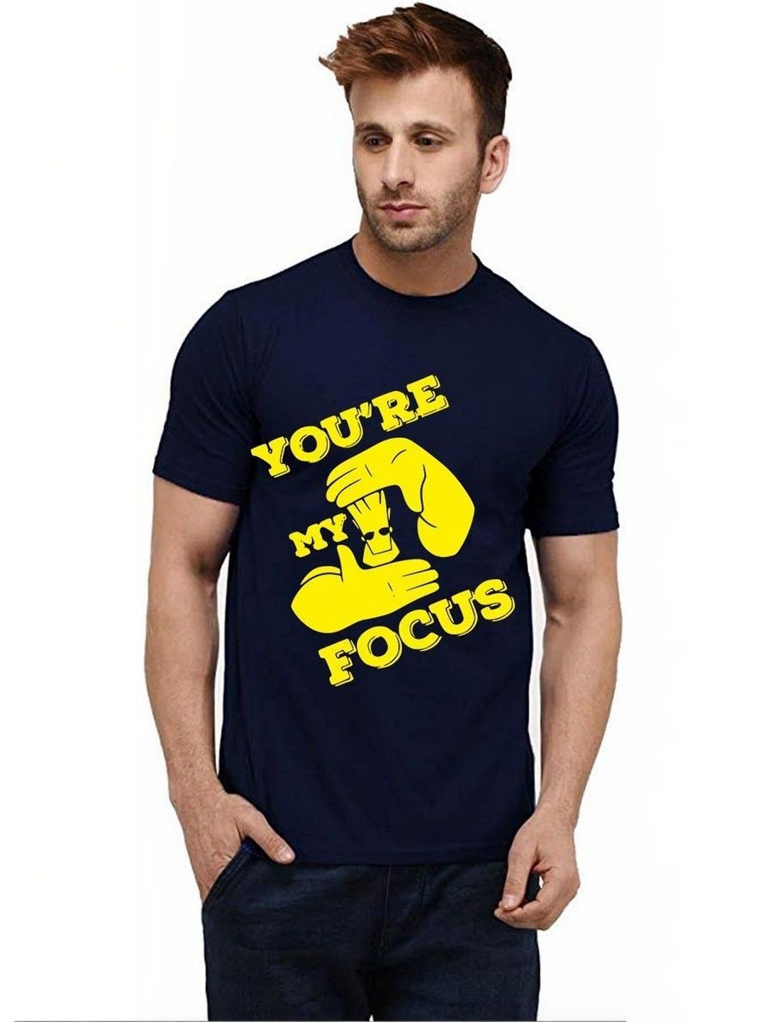 Caseria Men Typography Printed T-shirt