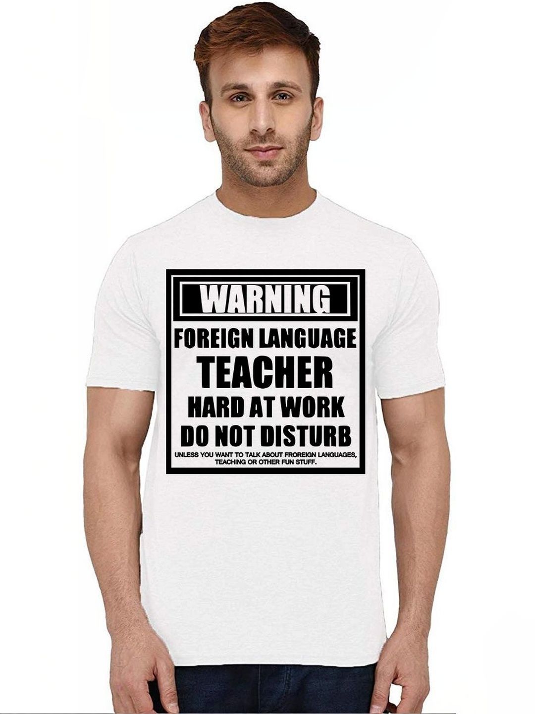 Caseria Men Typography Printed T-shirt
