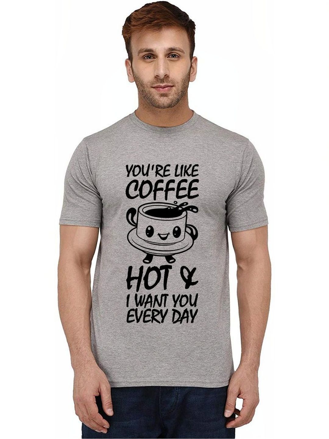 Caseria Men Typography Printed Pockets T-shirt