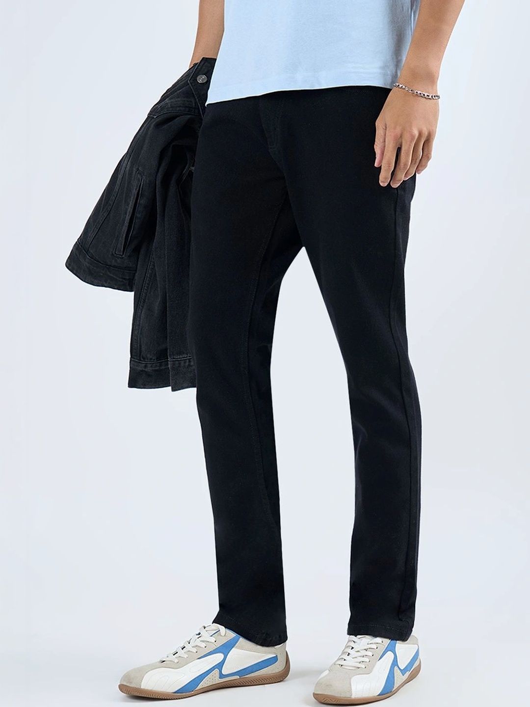SF JEANS by Pantaloons Men Slim Fit Mid-Rise Jeans