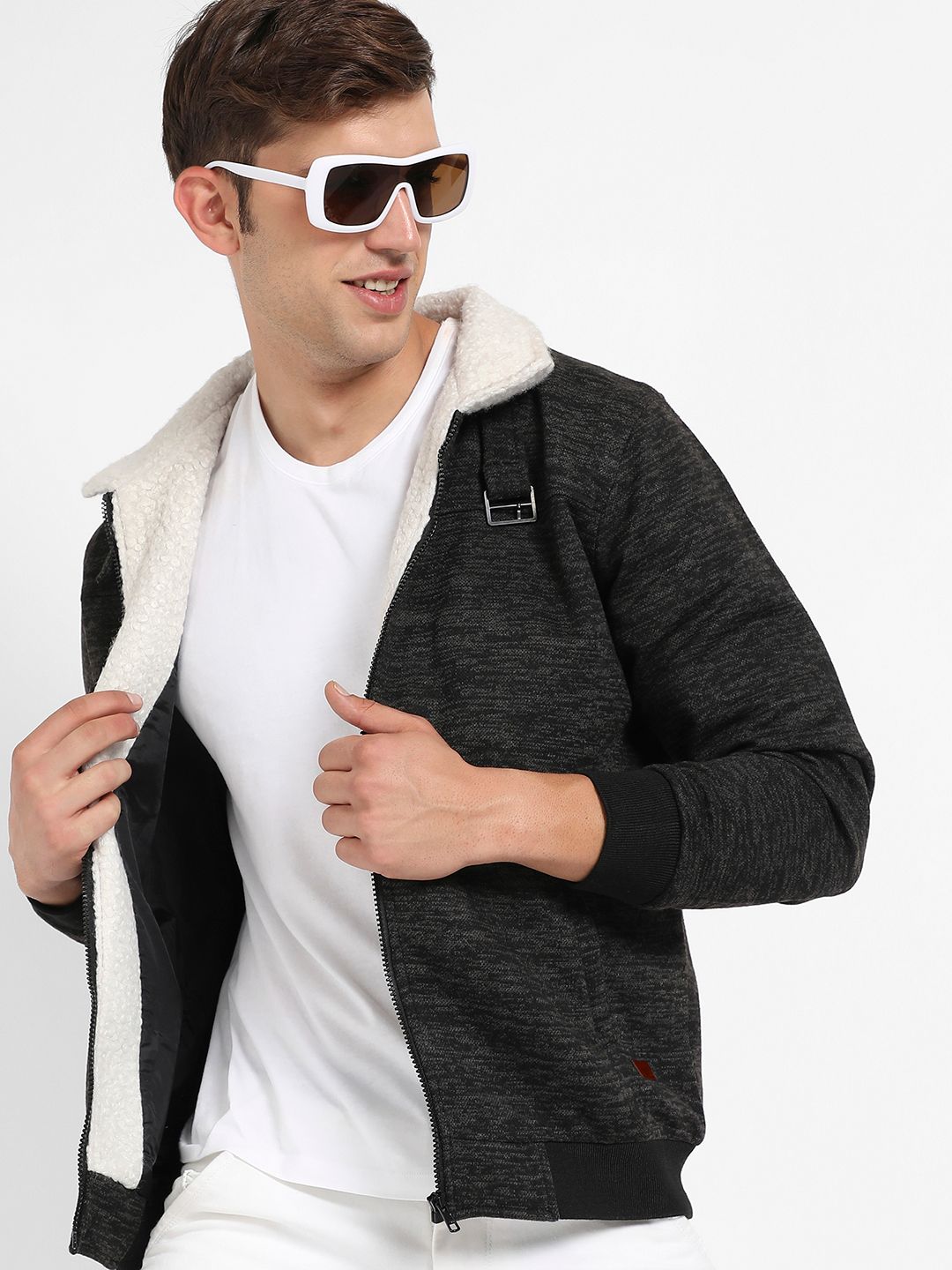 CAHOOT Windcheater Bomber Jacket With Fleece Detail