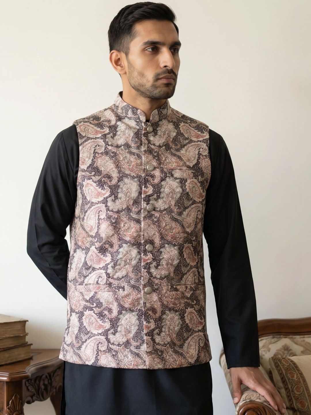 Jompers Embroidered Nehru Jackets