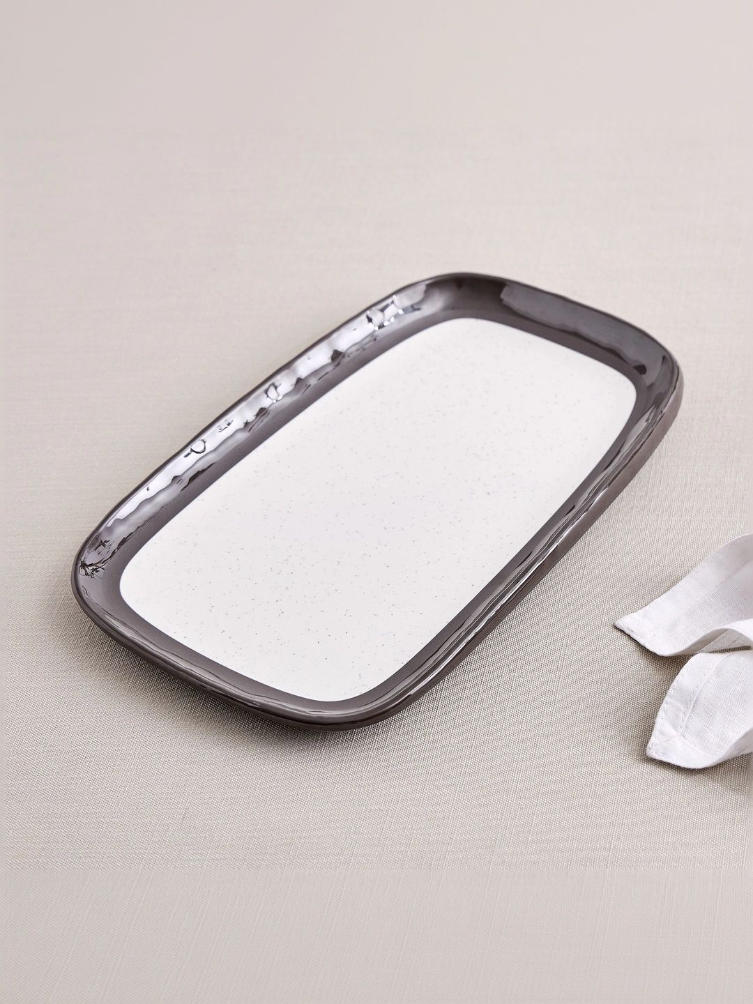 Home Centre Brown 2026 Melamine 1 Pieces Easy to Clean Serving Tray