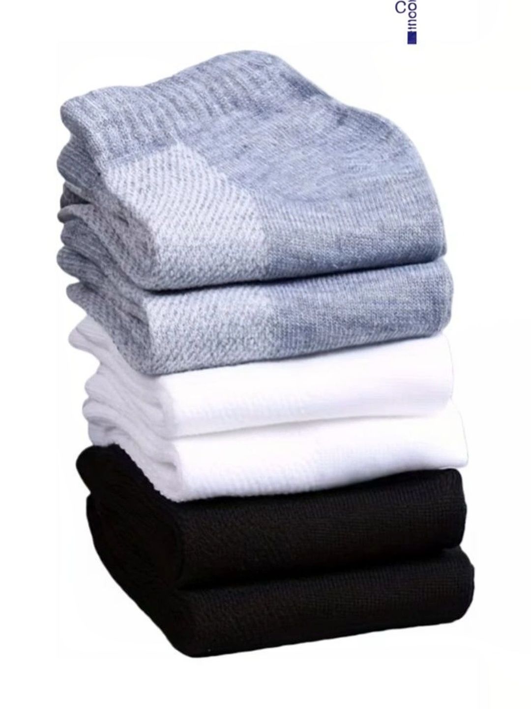 BEAR&BEYOND Men Pack of 3 Cotton Assorted Colourblocked Above Ankle Socks