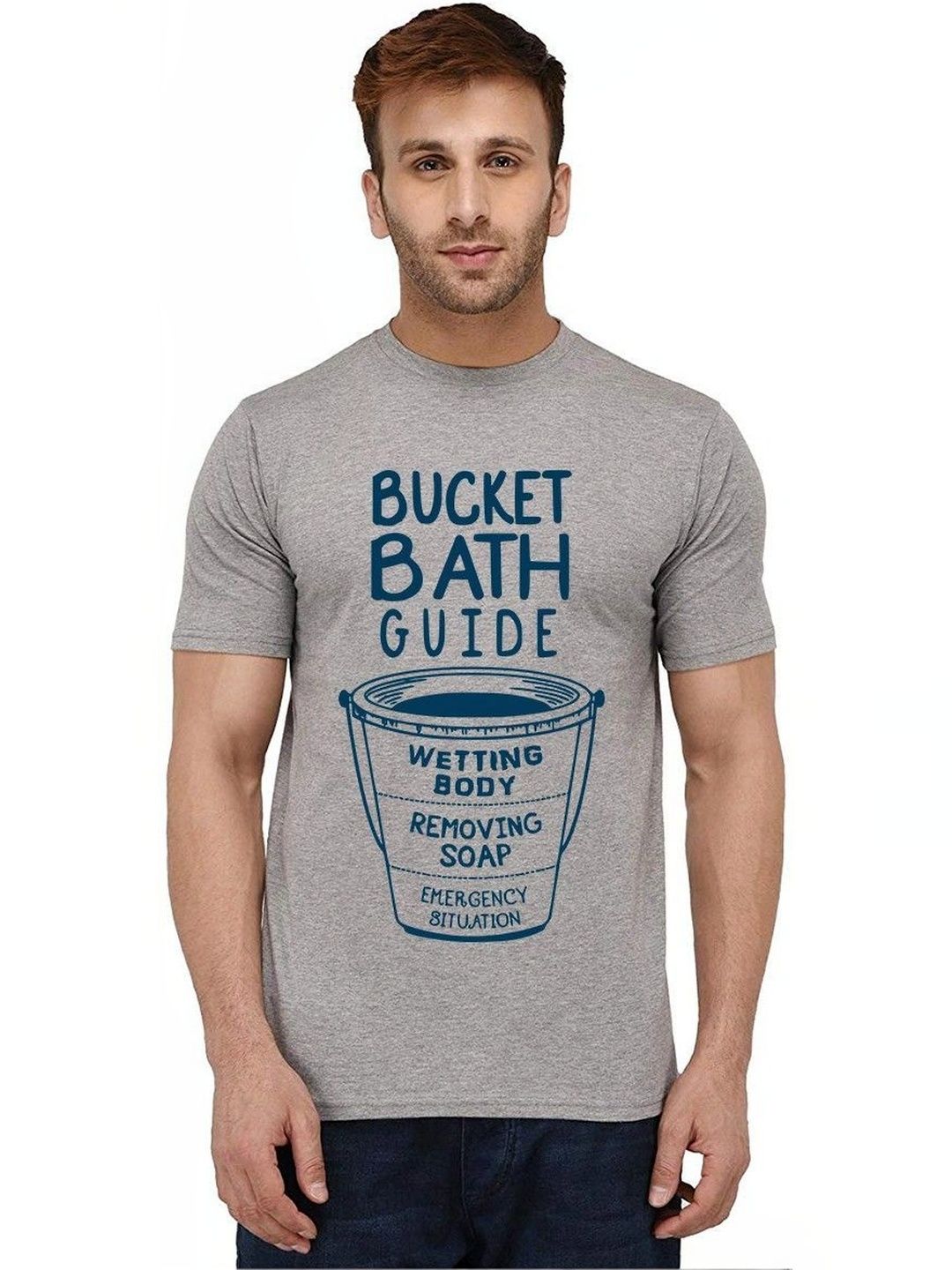 Caseria Men Typography Printed T-shirt