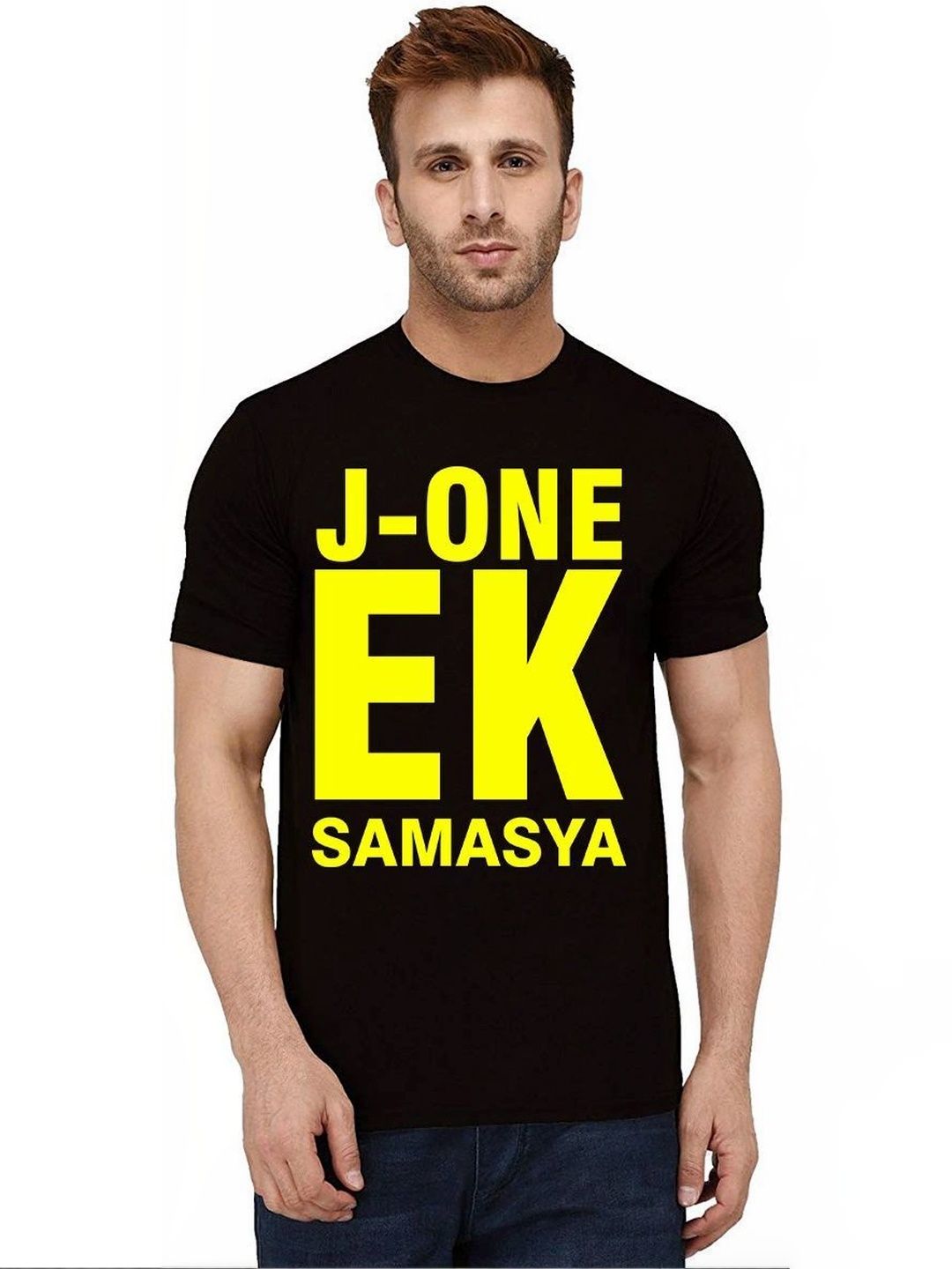 Caseria Men Typography Printed T-shirt