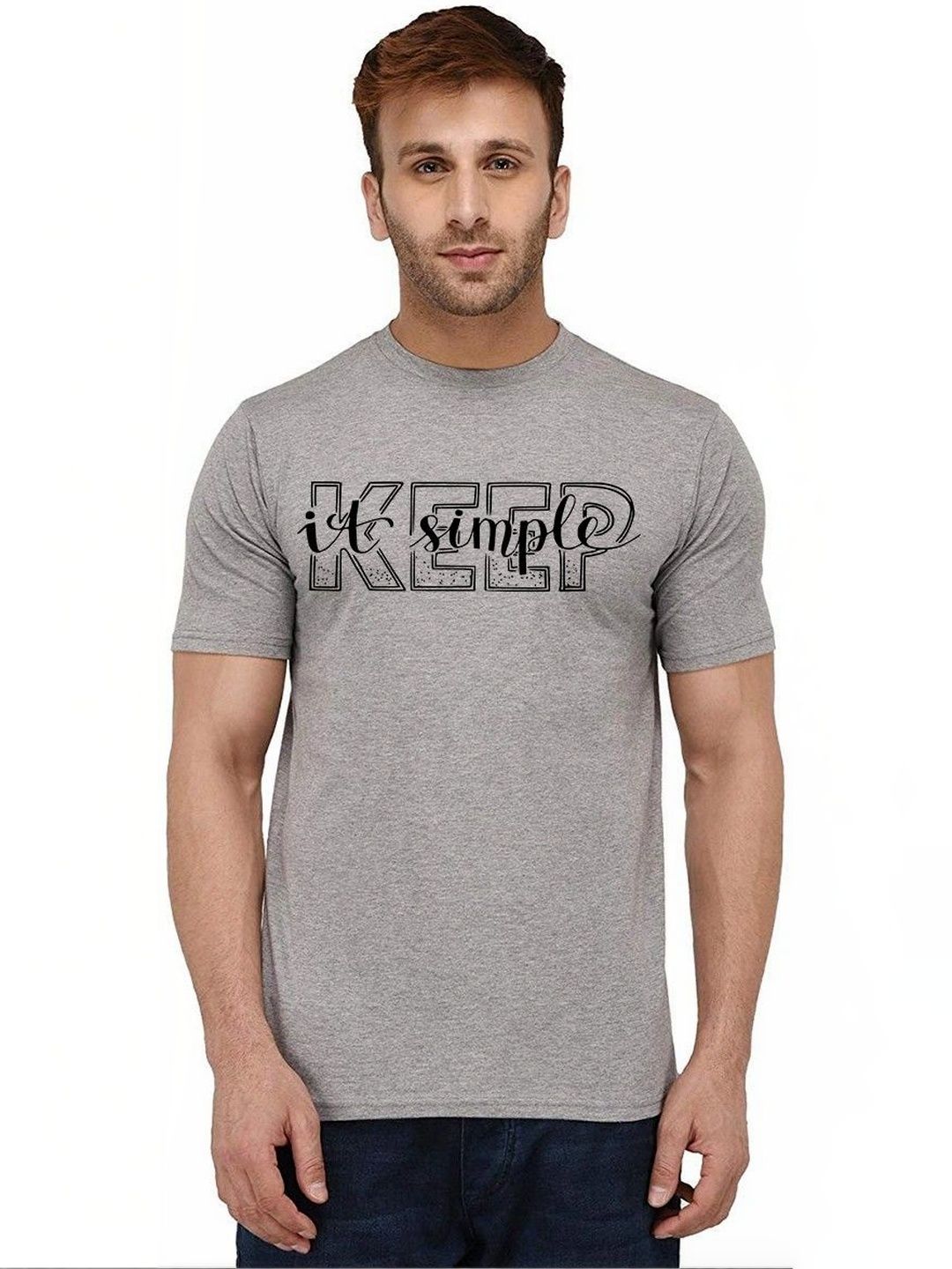 Caseria Men Typography Printed T-shirt