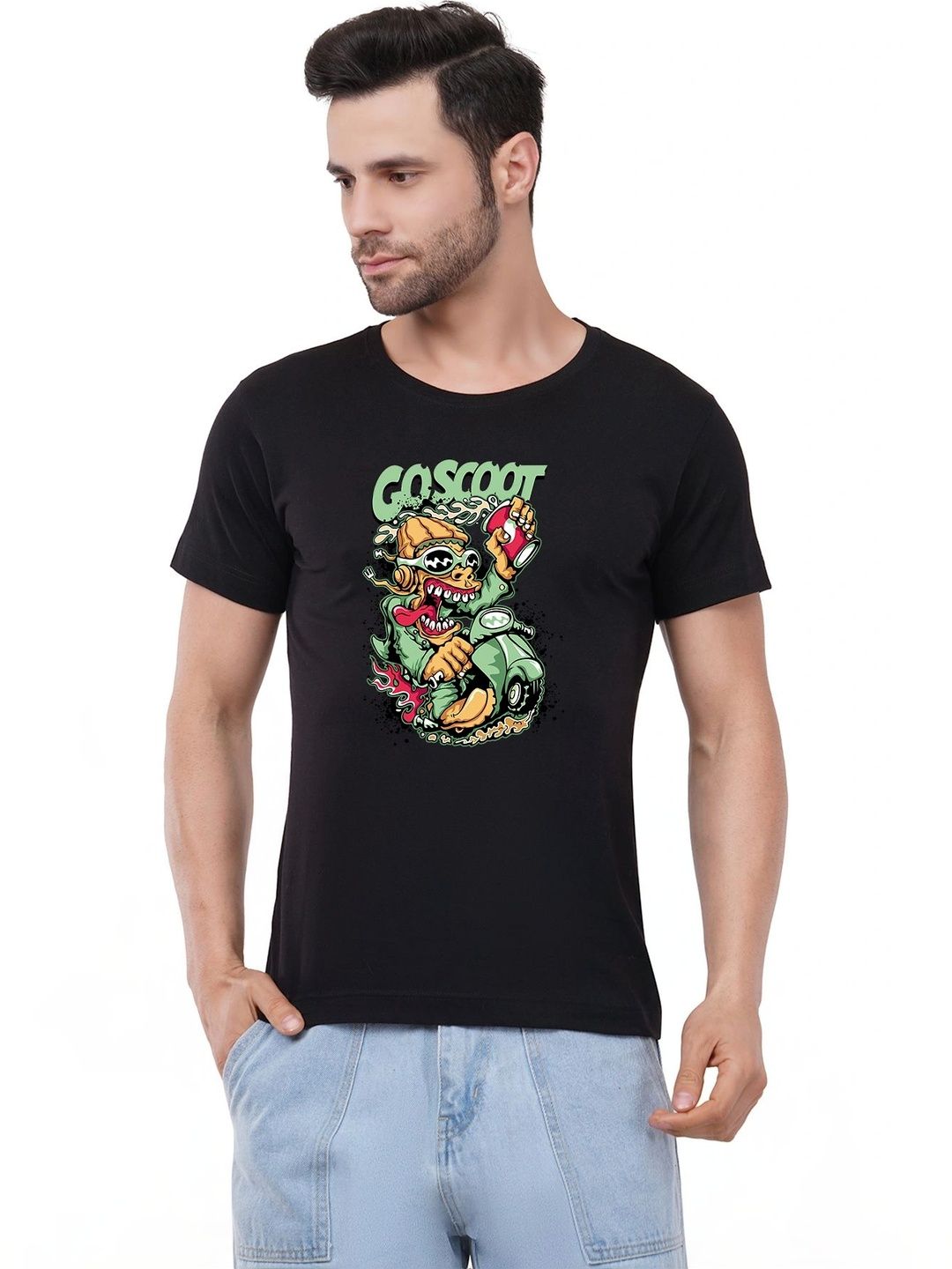 Caseria Men Printed T-shirt