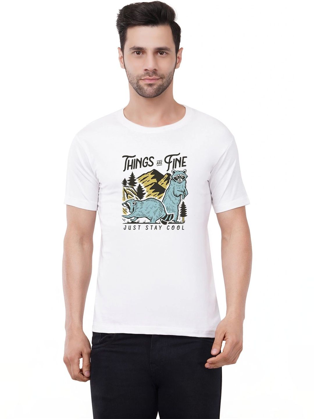 Caseria Men Printed T-shirt