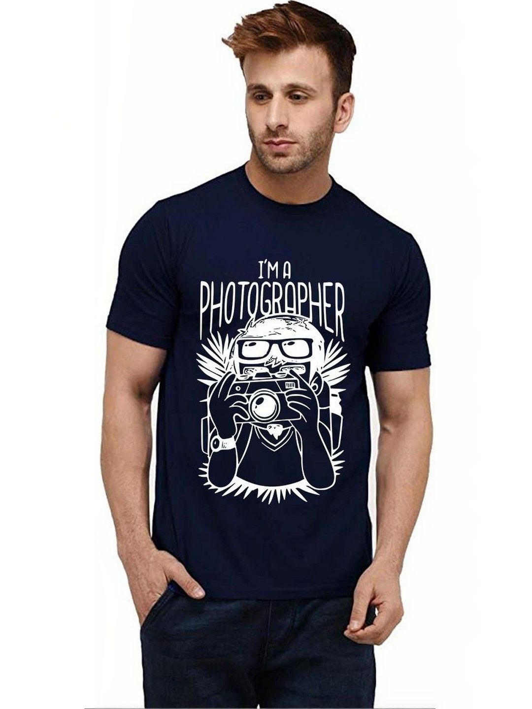 Caseria Men Typography Printed T-shirt