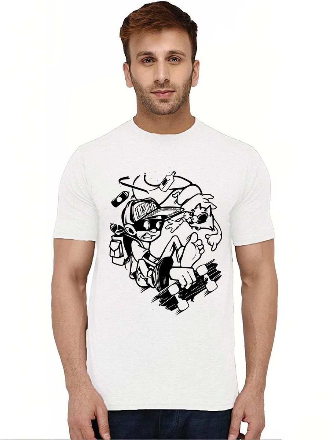 Caseria Men Printed T-shirt