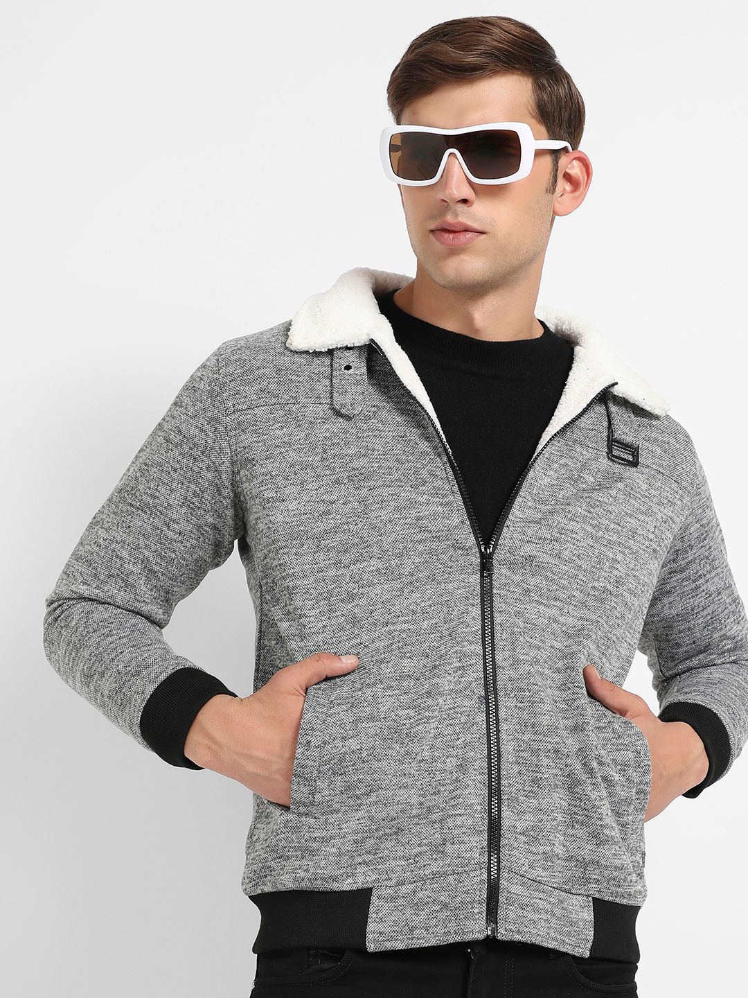 CAHOOT Campus Sutra Windcheater Mock Collar Bomber Jacket